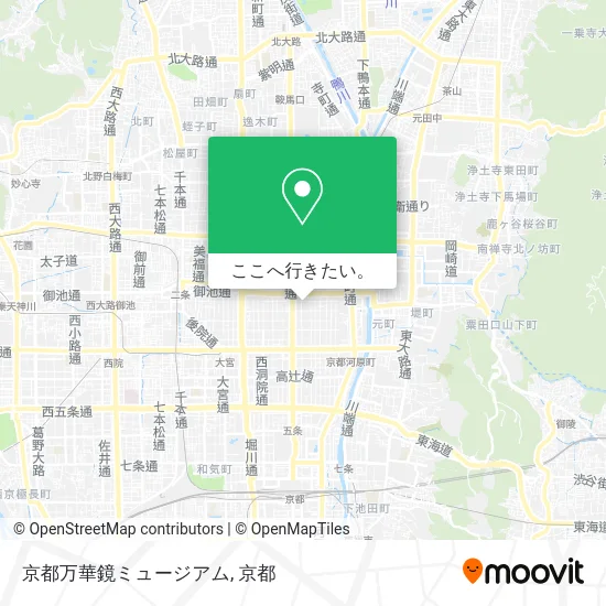 京都万華鏡ミュージアム地図