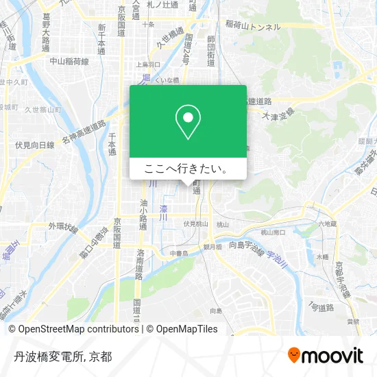 丹波橋変電所地図