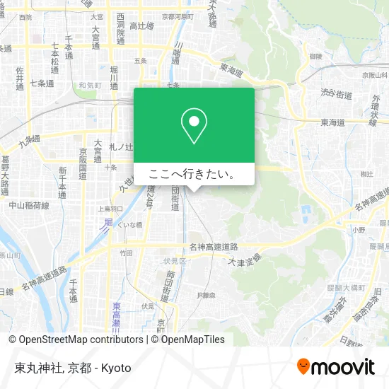 東丸神社地図