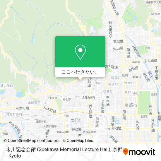 末川記念会館 (Suekawa Memorial Lecture Hall)地図