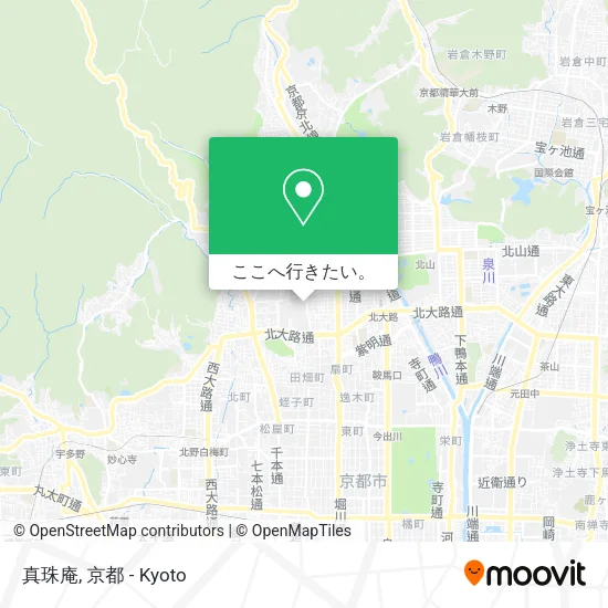 真珠庵地図