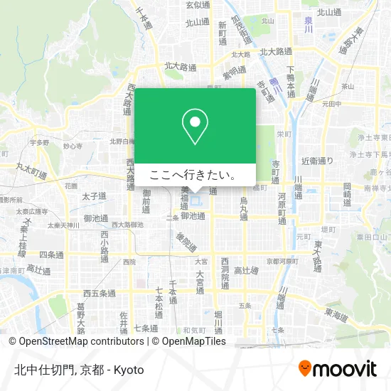 北中仕切門地図
