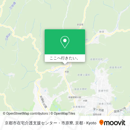 京都市在宅介護支援センター・市原寮地図