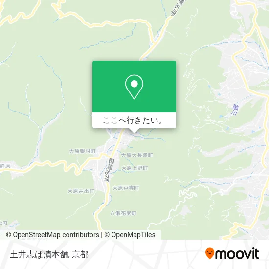 土井志ば漬本舗地図