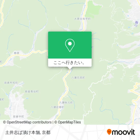土井志ば漬け本舗地図