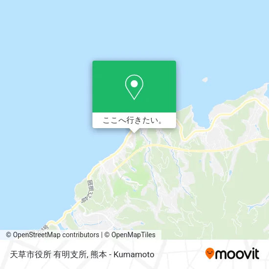 天草市役所 有明支所地図