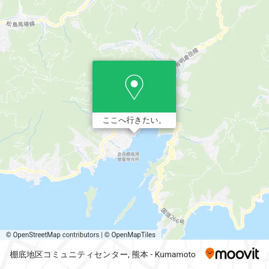 棚底地区コミュニティセンター地図
