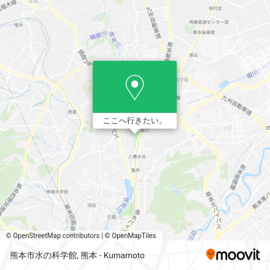 熊本市水の科学館地図
