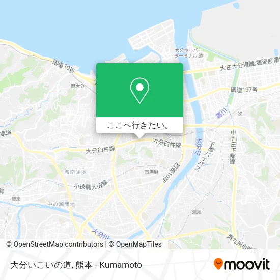 大分いこいの道地図