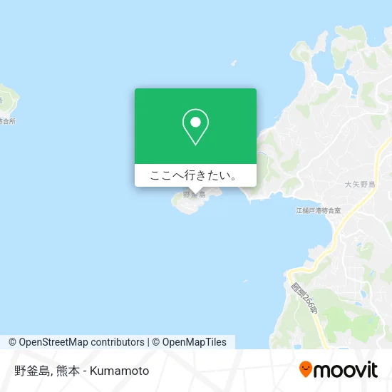 野釜島地図