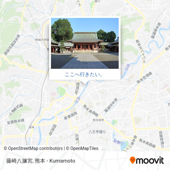 藤崎八旛宮地図