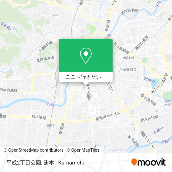 平成2丁目公園地図