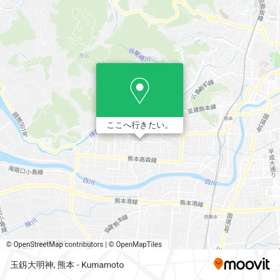 玉釼大明神地図
