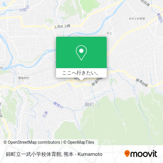 錦町立一武小学校体育館地図