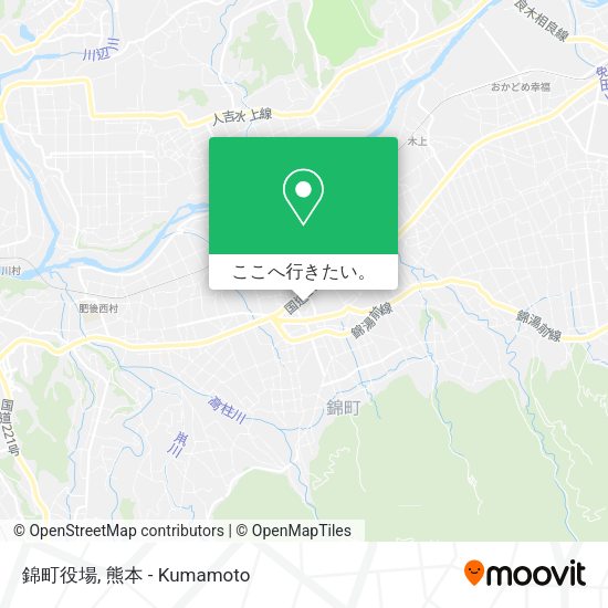 錦町役場地図