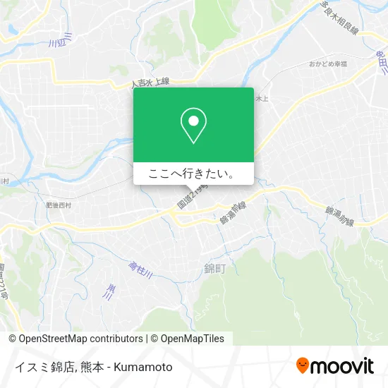 イスミ錦店地図