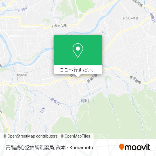 高階誠心堂錦調剤薬局地図
