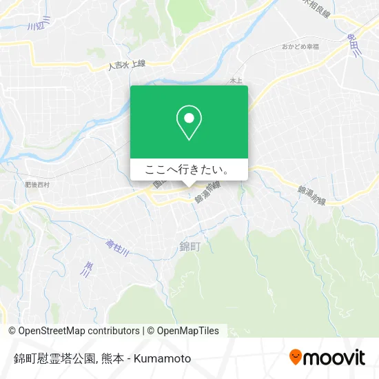 錦町慰霊塔公園地図