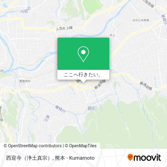 西迎寺（浄土真宗）地図