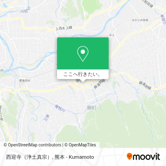 西迎寺（浄土真宗）地図