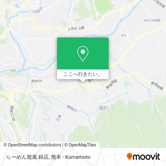 らーめん龍風 錦店地図