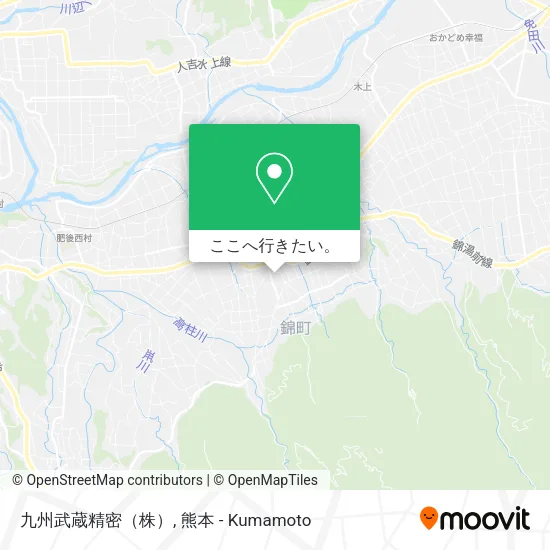 九州武蔵精密（株）地図