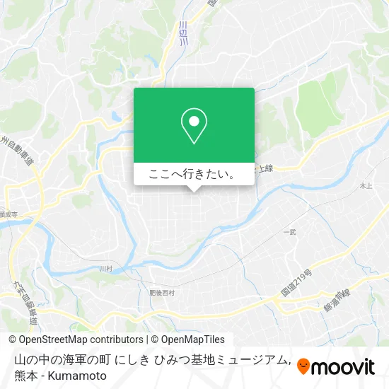 山の中の海軍の町 にしき ひみつ基地ミュージアム地図