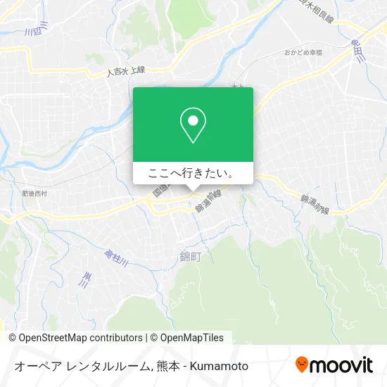 オーペア レンタルルーム地図