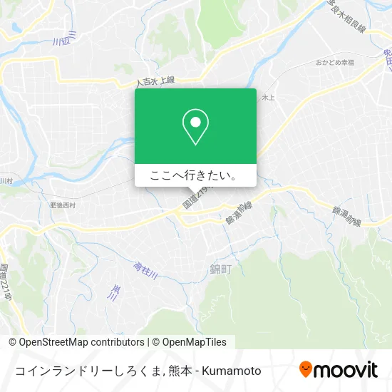 コインランドリーしろくま地図