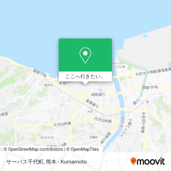 サーパス千代町地図