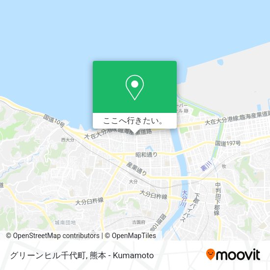 グリーンヒル千代町地図