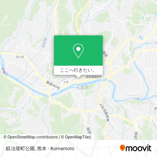 鍛冶屋町公園地図