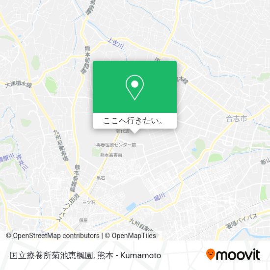 国立療養所菊池恵楓園地図