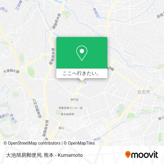 大池簡易郵便局地図