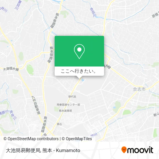 大池簡易郵便局地図