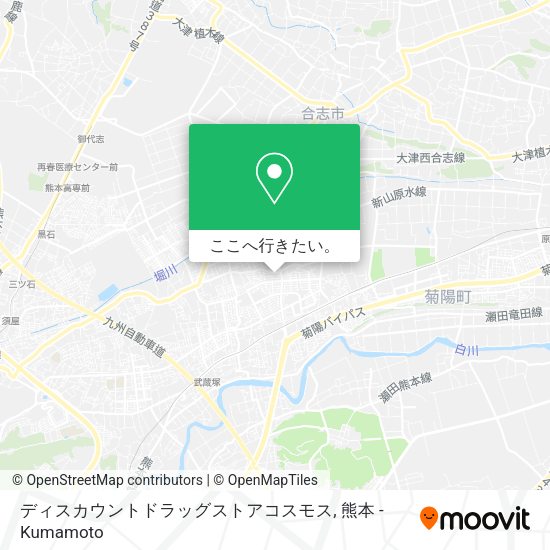 ディスカウントドラッグストアコスモス地図