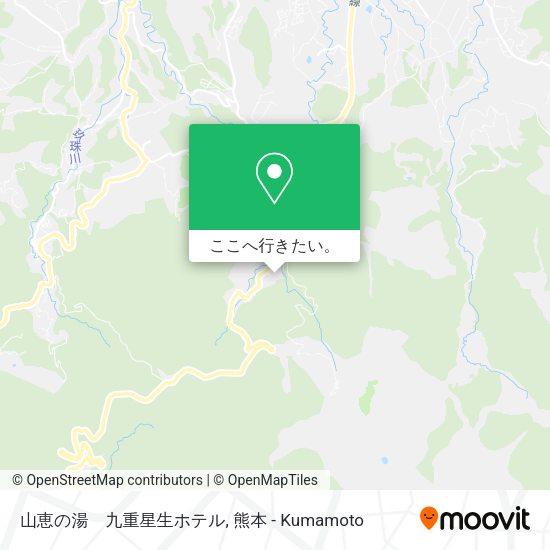 山恵の湯　九重星生ホテル地図
