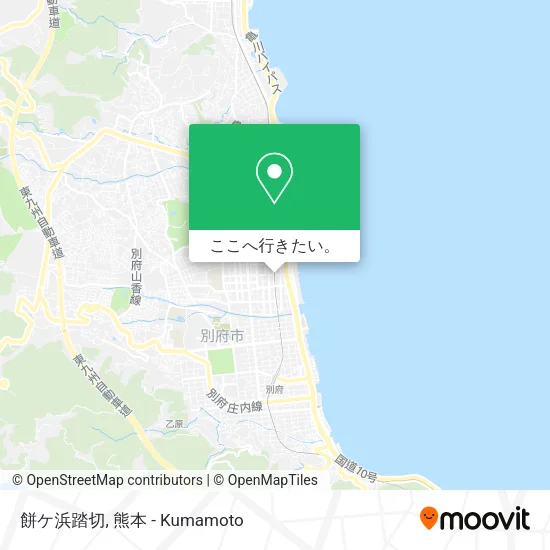 餅ケ浜踏切地図