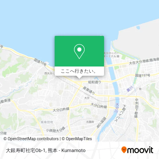大銀寿町社宅Ob-1地図