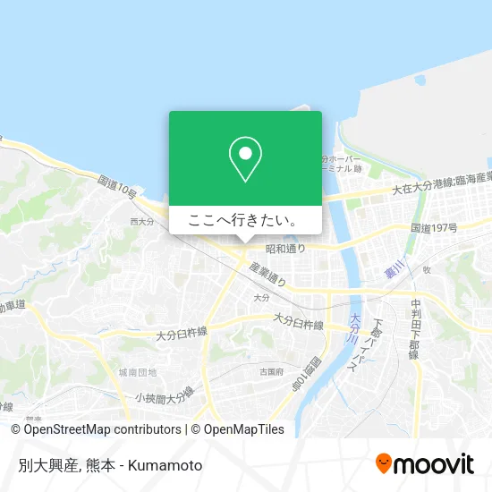 別大興産地図