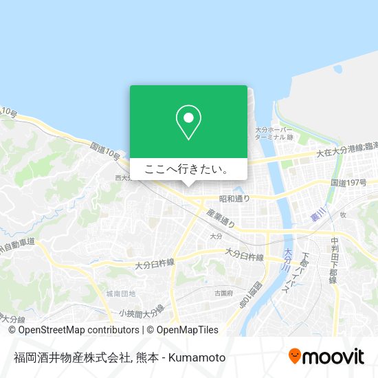 福岡酒井物産株式会社地図