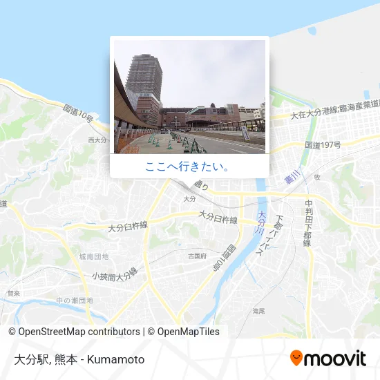 大分駅地図