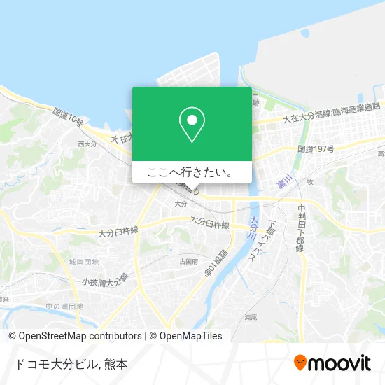 ドコモ大分ビル地図