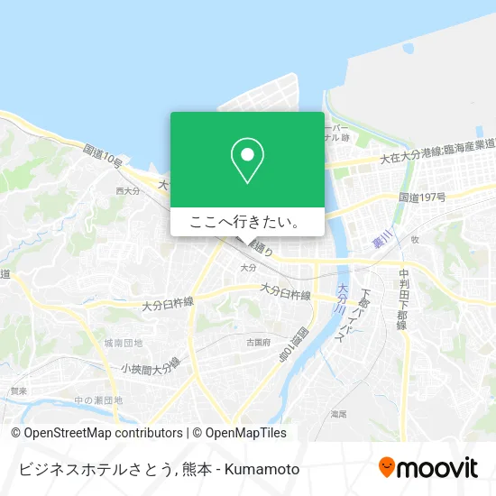 ビジネスホテルさとう地図