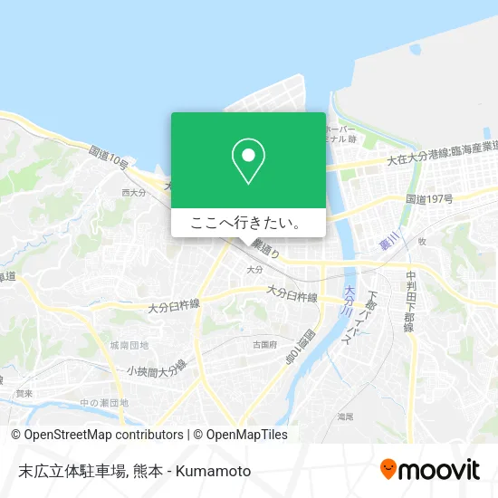 末広立体駐車場地図