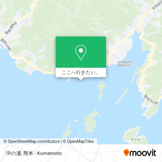 沖の瀬地図