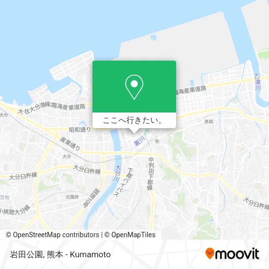 岩田公園地図