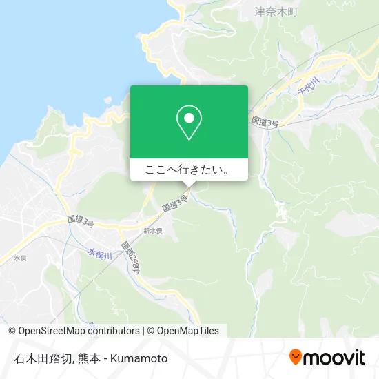 石木田踏切地図