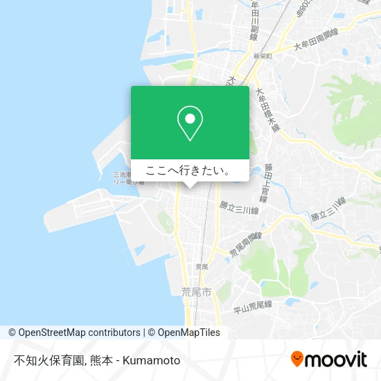 不知火保育園地図