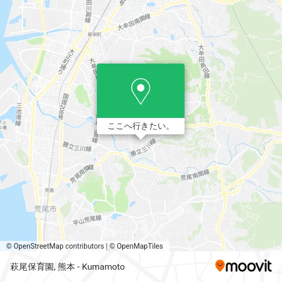 萩尾保育園地図